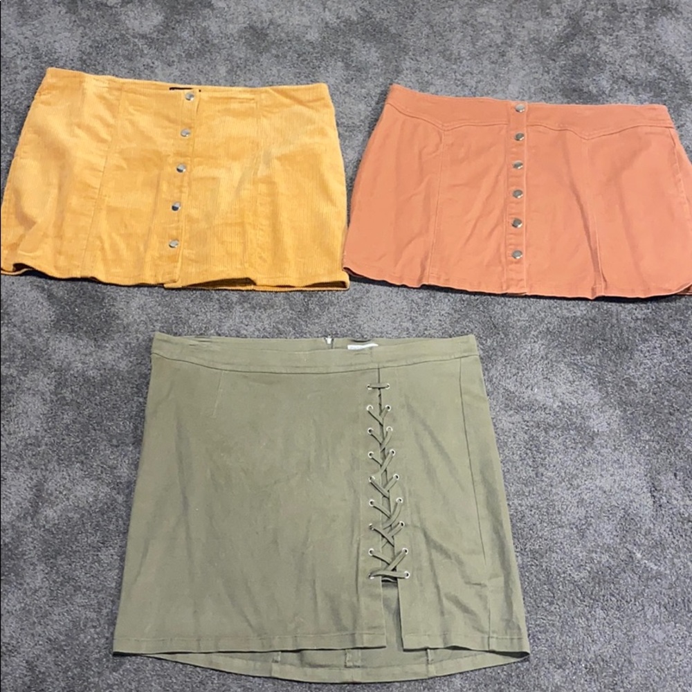 Skirt Bundle F21 & Charlotte Russe NWT 2X